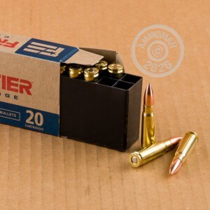 Photograph showing detail of 7.62X39 HORNADY FRONTIER 123 GRAIN FMJ (200 ROUNDS)