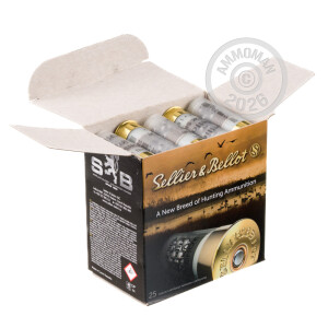 Photo detailing the 12 GAUGE SELLIER & BELLOT 2-3/4" #1 BUCK (250 SHELLS) for sale at AmmoMan.com.