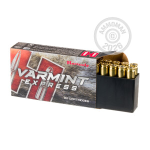 Image of the 6.5MM CREEDMOOR HORNADY VARMINT EXPRESS 95 GRAIN V-MAX (20 ROUNDS) available at AmmoMan.com.