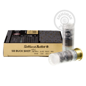 Image of 12 GAUGE SELLIER & BELLOT 2-3/4" #1 BUCK (250 SHELLS)