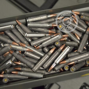 A photograph detailing the bulk 5.56x45mm ammo with Unknown bullets made by Mixed.