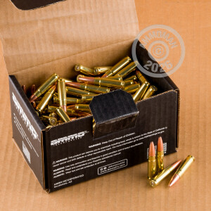 A photograph of 200 rounds of 220 grain 300 AAC Blackout ammo with a TMJ bullet for sale.