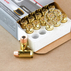Image of .45 Automatic ammo by Winchester that's ideal for shooting indoors, Subsonic, training at the range.