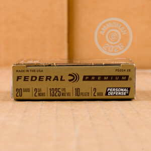 Image of 20 GAUGE FEDERAL PERSONAL DEFENSE 2-3/4" #2 BUCK (250 ROUNDS)