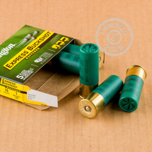 Image of the 12 GAUGE REMINGTON EXPRESS 2-3/4" #1 BUCK (5 SHELLS) available at AmmoMan.com.