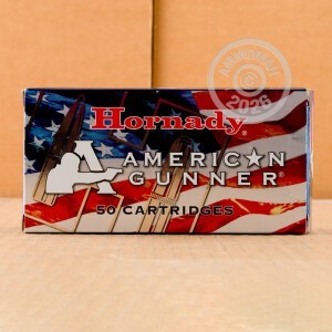 Photograph showing detail of 308 WIN HORNADY AMERICAN GUNNER 155 GRAIN HPBT (50 ROUNDS)
