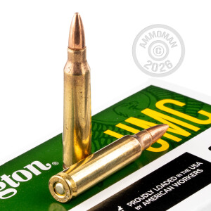 Image of Remington 223 Remington rifle ammunition.
