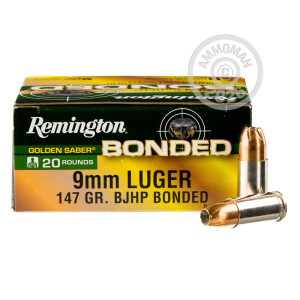 Image of 9MM REMINGTON HTP 147 GRAIN JHP (20 ROUNDS)