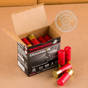Image of 12 GAUGE WINCHESTER DOUBLE X 2-3/4" 8 PELLETS 000 BUCKSHOT (25 ROUNDS)