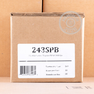 Image of 243 WIN FIOCCHI SHOOTING DYNAMICS 70 GRAIN PSP (20 ROUNDS)