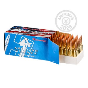 An image of 6.5MM CREEDMOOR ammo made by Hornady at AmmoMan.com.