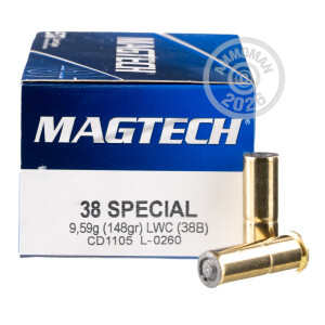 Image of 38 SPECIAL MAGTECH 148 GRAIN WC (50 ROUNDS)