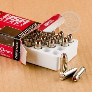 Image of the 10MM WINCHESTER USA READY DEFENSE 170 GRAIN JHP (200 ROUNDS) available at AmmoMan.com.