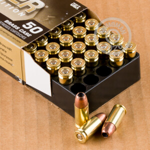Image of 9mm Luger pistol ammunition at AmmoMan.com.