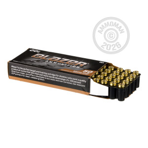 Image of the 380 ACP BLAZER BRASS 95 GRAIN FMJ (50 ROUNDS) available at AmmoMan.com.