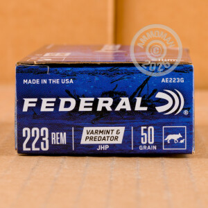 Image of 223 Remington rifle ammunition at AmmoMan.com.