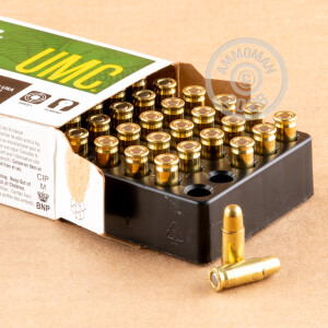 Photo detailing the 25 ACP REMINGTON UMC 50 GRAIN MC (500 ROUNDS) for sale at AmmoMan.com.