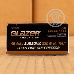 Image of .45 Automatic ammo by CCI that's ideal for shooting indoors, training at the range.