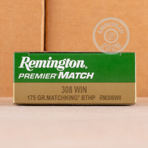 Photo of 308 / 7.62x51 Hollow-Point Boat Tail (HP-BT) ammo by Remington for sale.