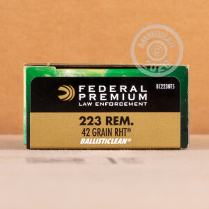 An image of 223 Remington ammo made by Federal at AmmoMan.com.