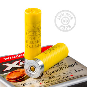 Image of 20 GAUGE WINCHESTER SUPER-X XPERT HIGH VELOCITY GAME AND TARGET 2-3/4“ 3/4 OZ. #6 SHOT (25 ROUNDS)