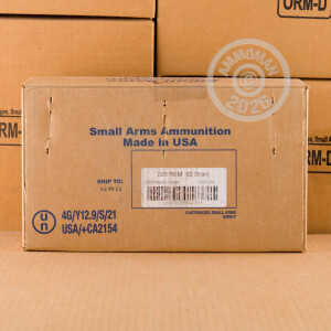 A photograph of 1000 rounds of 62 grain 223 Remington ammo with a FMJ-BT bullet for sale.