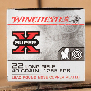 Image of 22 LR WINCHESTER SUPER-X 40 GRAIN COPPER PLATED ROUND NOSE (500 ROUNDS)