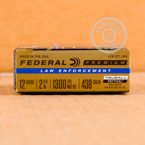 Photograph of Federal 12 Gauge Rifled Slug for sale at AmmoMan.com