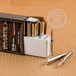 Image of the 30-06 SPRINGFIELD WINCHESTER BALLISTIC SILVERTIP 150 GRAIN POLYMER TIP (20 ROUNDS) available at AmmoMan.com.