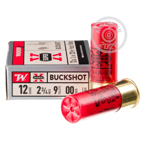 Image of 12 GAUGE WINCHESTER SUPER-X 2-3/4" 00 BUCK (5 ROUNDS)