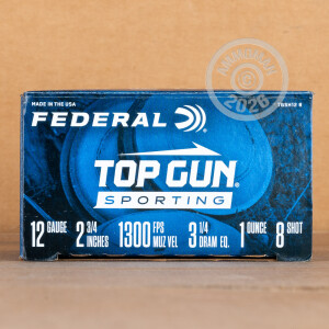  #8 shot shotgun rounds for sale at AmmoMan.com - 250 rounds.