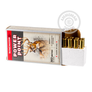 Image of the 303 BRITISH WINCHESTER SUPER-X 180 GRAIN SP (20 ROUNDS) available at AmmoMan.com.