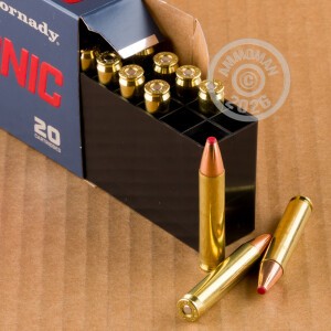 Photo detailing the 350 LEGEND HORNADY SUBSONIC 250 GRAIN SUB-X (20 ROUNDS) for sale at AmmoMan.com.