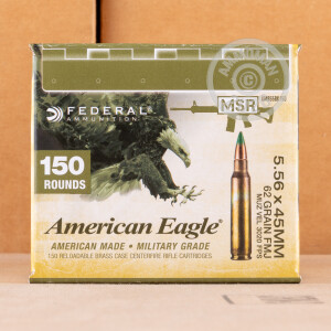 Image detailing the brass case on the Federal ammunition.