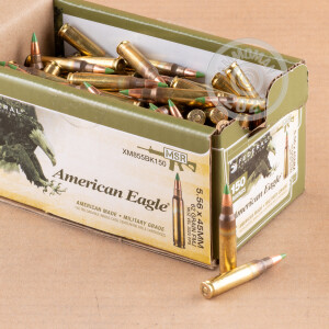 Image detailing the brass case on the Federal ammunition.
