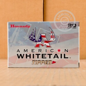 Image of the 270 WIN HORNADY AMERICAN WHITETAIL TIPPED 130 GRAIN SST (20 ROUNDS) available at AmmoMan.com.