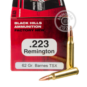 Image of 223 REM BLACK HILLS 62 GRAIN TSX (50 ROUNDS)