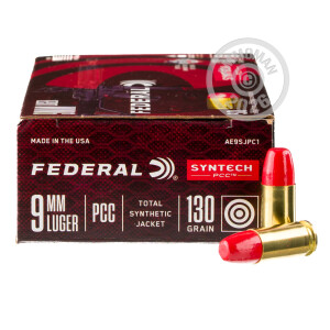 Image of 9MM FEDERAL SYNTECH PCC 130 GRAIN TOTAL SYNTECH JACKET (500 ROUNDS)