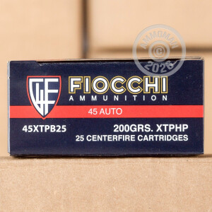 Image detailing the nickel-plated brass case and boxer primers on the Fiocchi ammunition.