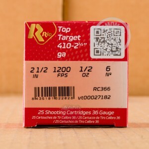  ammo made by Rio Ammunition with a 2-1/2" shell.