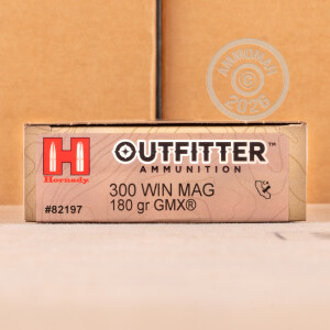Image of 300 WIN MAG HORNADY OUTFITTER 180 GRAIN GMX (20 ROUNDS)