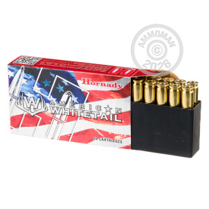 Image of the 308 WIN HORNADY AMERICAN WHITETAIL 165 GRAIN INTERLOCK SPIRE POINT (20 ROUNDS) available at AmmoMan.com.