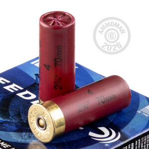 Image of the 12 GAUGE FEDERAL HEAVY FIELD LOAD 2 3/4" 1 1/8 OZ. #4 SHOT (25 ROUNDS) available at AmmoMan.com.