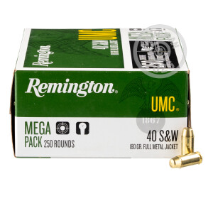 Image of .40 S&W REMINGTON UMC 180 GRAIN MC (1000 ROUNDS)