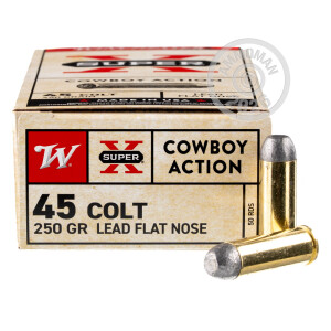 Image of the 45 COLT WINCHESTER COWBOY LOADS 250 GRAIN LRN (500 ROUNDS) available at AmmoMan.com.
