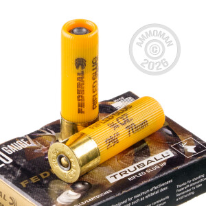 Image of the 20 GAUGE FEDERAL PREMIUM 2 3/4" HP RIFLED SLUG (5 ROUNDS) available at AmmoMan.com.