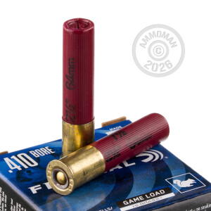 Image of 410 BORE FEDERAL GAME LOAD UPLAND HI-BRASS 2-1/2" 1/2 OZ. #7.5 SHOT (250 ROUNDS)