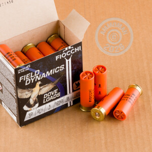 Image of 12 GAUGE FIOCCHI GAME AND TARGET 2-3/4“ 1 OZ. #8 SHOT (25 ROUNDS)