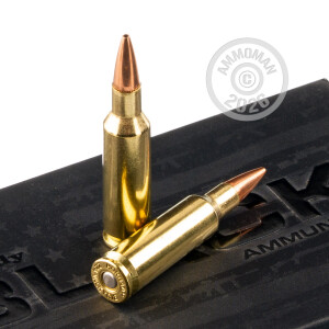 A photo of a box of Hornady ammo in .224 Valkyrie.