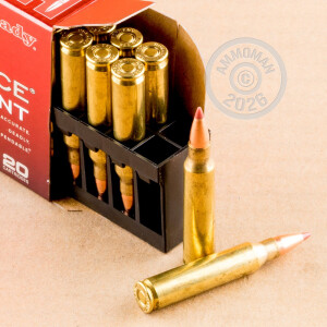 Image of Hornady 223 Remington rifle ammunition.